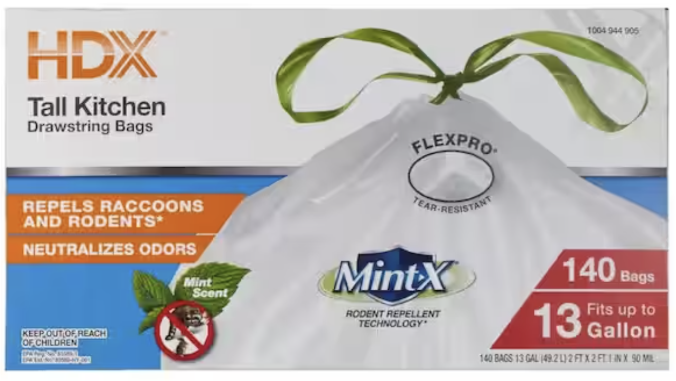 Home Depot menthol rodent repellent product